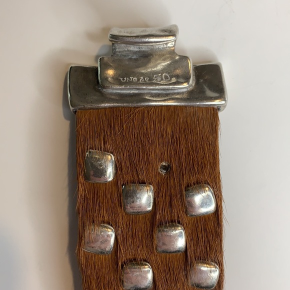 UNOde50 No Taint genuine calf hair cuff bracelet - Picture 8 of 8